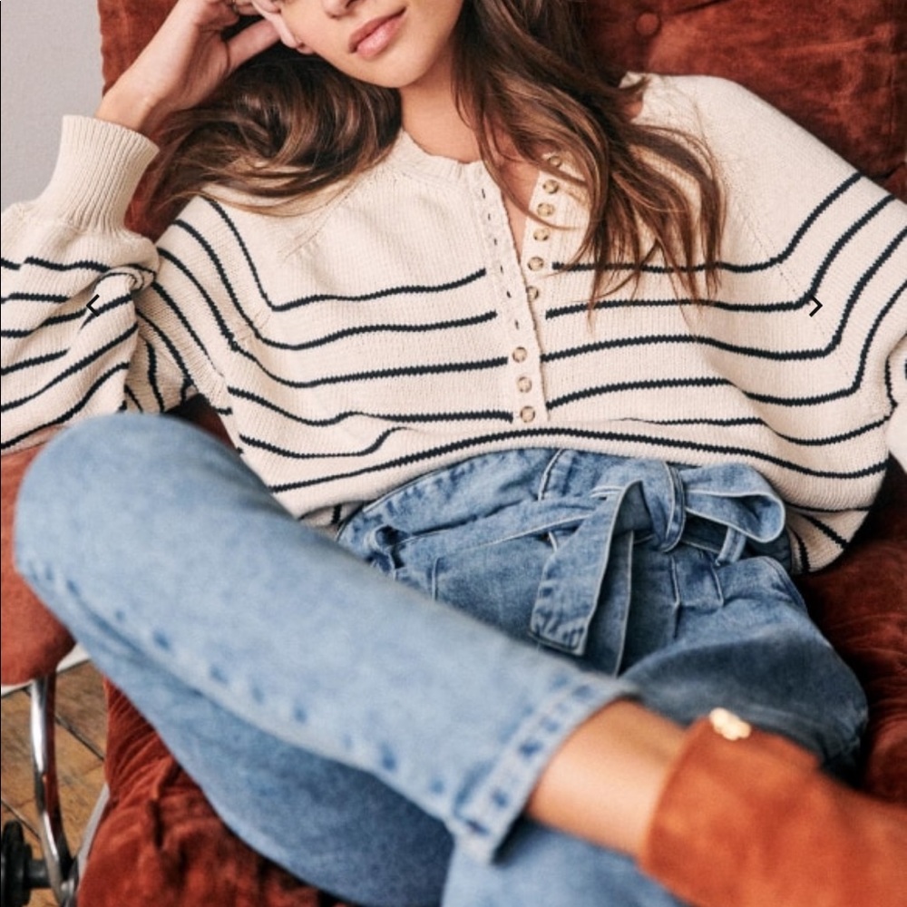 Sezane leontine jumper/sweater size L